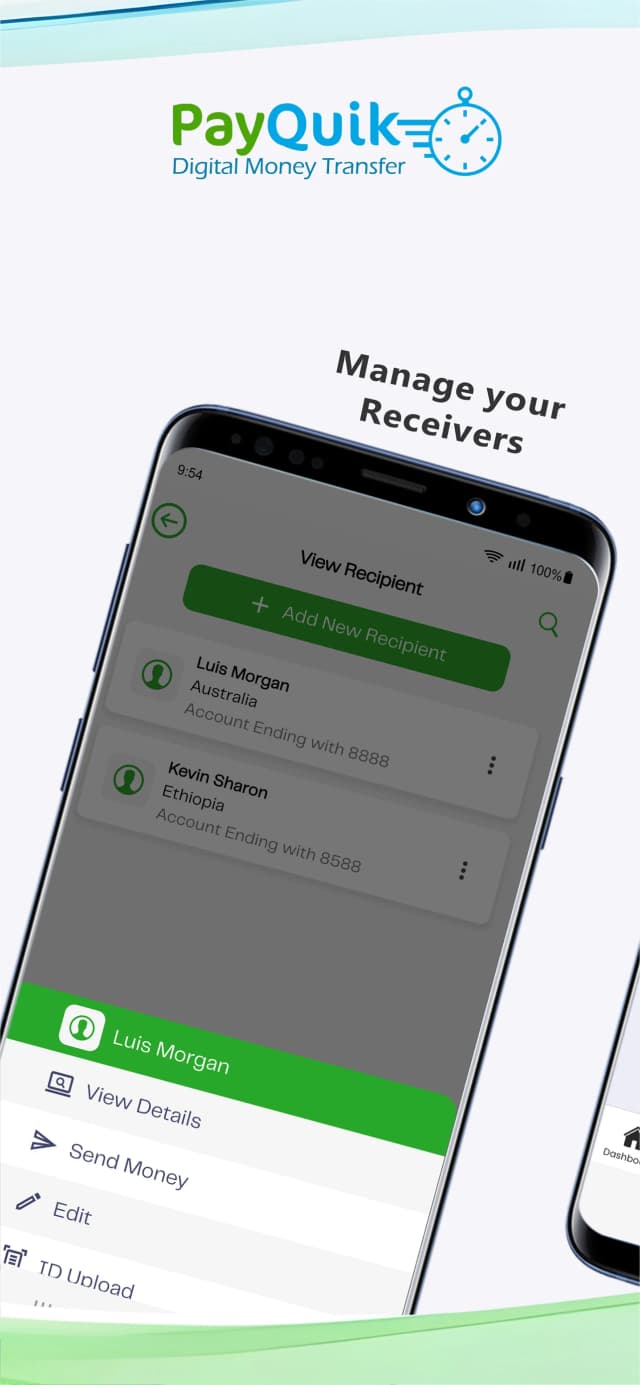 App interface showing product details